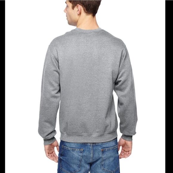Fruit of the Loom Sofspun Gray Sweatshirt - Picture 6 of 8